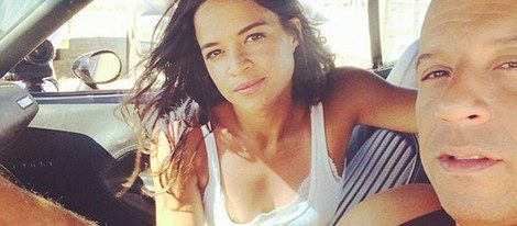 Foto de Instagram de Michelle Rodriguez y Vin Diesel
