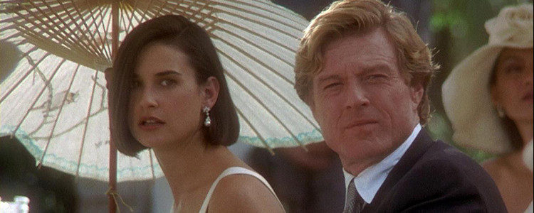 Demi Moore y Robert Redford en una escena de 'Una proposición indecente'