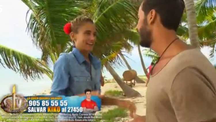 Iván da clases de bachata a Alba / Telecinco.es