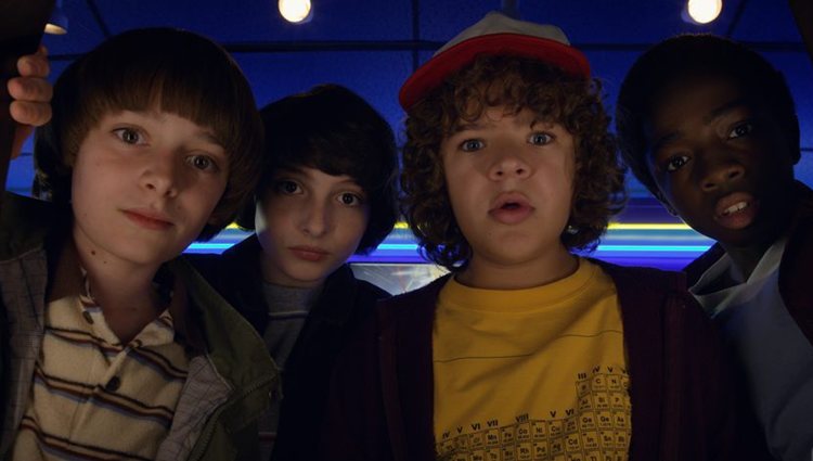 Will, Mike, Dustin y Lucas, los niños de 'Stranger Things'