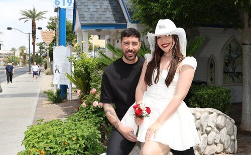 Inés Hernand y Guillermo Camacho se casan en Las Vegas en una ceremonia sin reglas