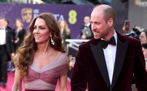 Kate Middleton y el Príncipe Guillermo reaparecen en los BAFTA tres años después, en plena crisis por la detención del Príncipe Andrés