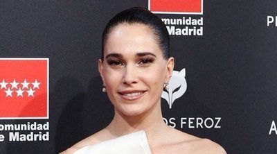El topless de Celia Freijeiro en la alfombra roja de los Feroz 2020 por culpa de su vestido