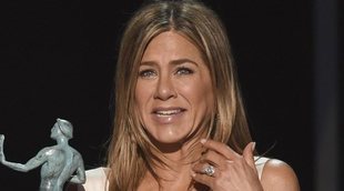 La ténica de Aniston para que el vestido de los SAG no se le arrugase