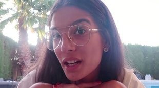 Alma Cortés y Jimena esquivan a la prensa a la salida del hospital