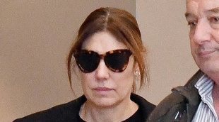 Raquel Revuelta, rota de dolor en el funeral de su exmarido