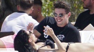 El romántico día de playa de Alejandra y Tassio