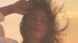 Georgina Rodríguez tiende la ropa a bordo de un barco de lujo