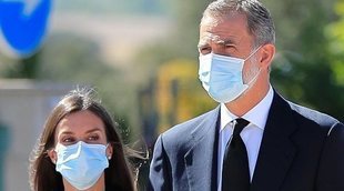 Los Reyes asisten al funeral de Jaime Carvajal