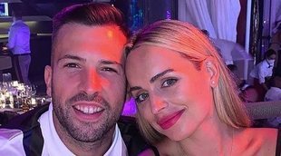 Jordi Alba y Romarey Ventura, padres de una niña