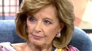 María Teresa Campos se enfada cuando le preguntan por las polémicas de sus hijas
