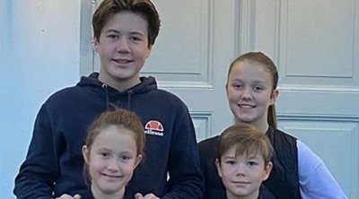Así celebran Christian, Isabel, Vicente y Josefina de Dinamarca la llegada de las vacaciones de otoño
