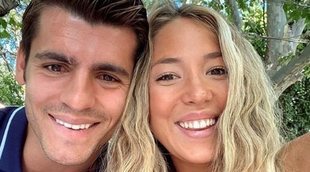 Morata y Campello presentan de manera oficial a su tercer hijo