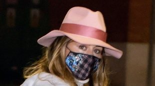 Elena Tablada, rota de dolor en el funeral de su abuela