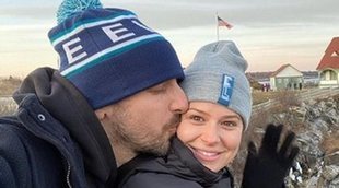 Katie Lowes ('Scandal') y Adam Shapiro presentan a su hija