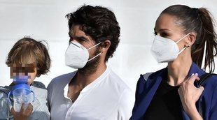 Eva celebra el cumple de su hijo con fuegos artificiales