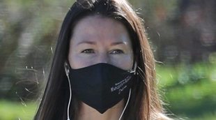 Esther Doña, muy solitaria un año después de la muerte de Falcó