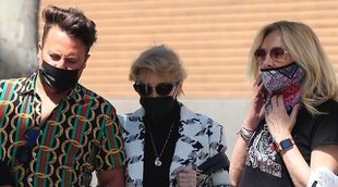 Mila Ximénez retoma las comidas con amigos más débil pero con ganas