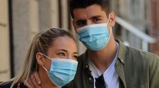 Morata y Alice, cómplices por Turín tras la última victoria del futbolista