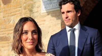 Tamara Falcó, radiante junto a Íñigo Onieva en la boda de Felipe Cortina y Amelia Millán