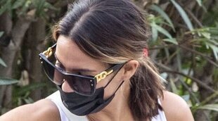 Tamara y Garay llevan a sus hijos al colegio tras la retirada del futbolista