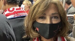 Ana Rosa, en metro para ver al Atlético de Madrid