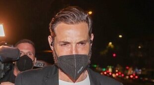 Antonio David, muy serio en su primera aparición tras conocerse su separación