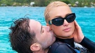 Paris Hilton comienza su luna de miel de lujo en Bora Bora