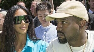 Kim y Kanye, juntos en el desfile de Vuitton