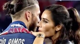 Sergio Ramos, apoyado por su familia tras el triunfo del PSG