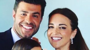 Paula Echevarría y Miguel Torres, felices en el bautizo de su hijo Miki