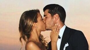 Morata y Alice Campello renueva sus votos en su quinto aniversario