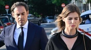 El Litri, junto a Casilda Ybarra y amistades en el funeral de Concha Spínola