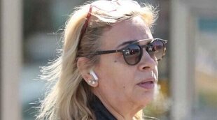 Carmen Borrego, pillada llorando en un restaurante