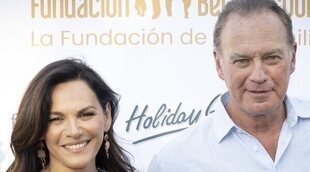 Bertín, sus hijas Alejandra y Eugenia y Fabiola, juntos en el cumpleaños de Kike