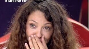 Patricia Pérez se emociona con las palabras de agradecimiento de Luis Canut