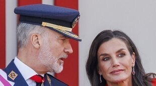 Los Reyes Felipe y Letizia presiden el desfile de las Fuerzas Armadas en Oviedo