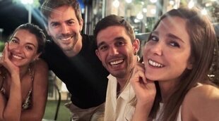 Natalia Sánchez y Víctor Elías se reencuentran en una cena con sus parejas