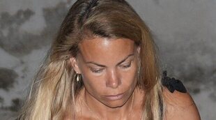 Carla Goyanes, destrozada en la capilla ardiente de su hermana Caritina Goyanes