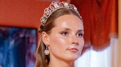 Ingrid Alexandra de Noruega deslumbra en la histórica cena de gala en honor a los Macron