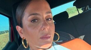 Anabel Pantoja, escayolada tras un accidente en la celebración de su cumpleaños