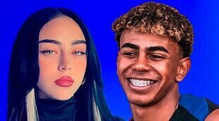 Nicki Nicole luce la camiseta de Lamine Yamal en el Estadi Johan Cruyff