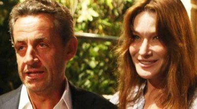 Carla Bruni y Nicolas Sarkozy asisten al concierto de Julien Clerc cerca de Saint Tropez