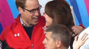 El Príncipe Guillermo y Kate Middleton, cómplices y enamorados en el Mundial de Rugby