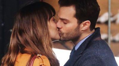 Mucha pasión entre Jamie Dornan y Dakota Johnson en el arranque del rodaje de 'Cincuenta sombras más oscuras'