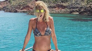 Amaia Salamanca luce barriguita en bikini durante sus vacaciones