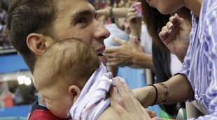 Michael Phelps y su medalla olímpica número 25: celebra el triunfo con su hijo