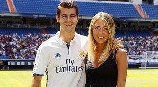 Morata y Alice Campello derrochan pasión en su presentación con el Real Madrid