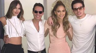 Jennifer Lopez y Marc Anthony posan en la misma fotografía