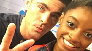 La olímpica Simone Biles ha conocido a Zac Efron